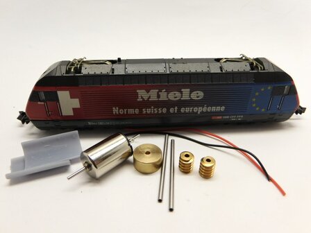 micromotor NH013C Glockenankermotor f&uuml;r Hobbytrain / Kato SBB Re 4/4 460, BLS Re 4/4 465