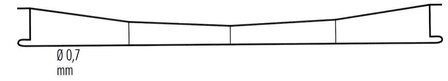 sommerfeldt 146 HO rijdraad verkoperd 0,7 x 315 mm (5 stuks) 