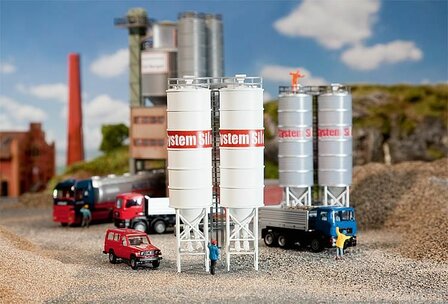 Faller 130476 HO 2 industrie silos bouwpakket