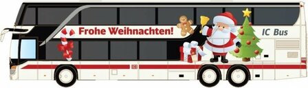 minis LC4463 N bus met opdruk &quot;Frohe Weihnachten!&quot;