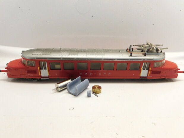 micromotor HM004C Märklin / Hamo oude model RBe 2/4, RCe 2/4, Roter Pfeil, Blauer Pfeil