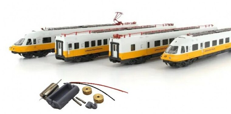 Micromotor NU001C Glockenankermotor Umbausatz f&uuml;r Modellbahn Union ET 403