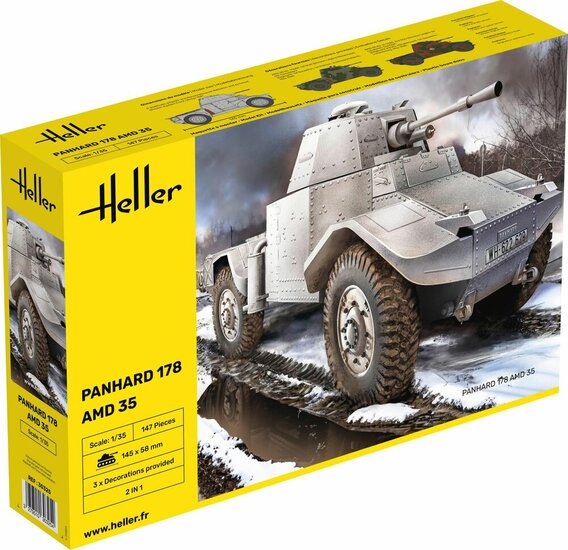 Heller 30325 Panhard 178 Bouwpakket Schaal 1:35