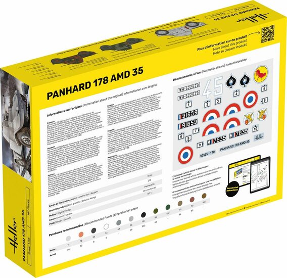 Heller 35325 STARTER KIT Panhard 178 Bouwpakket Schaal 1:35