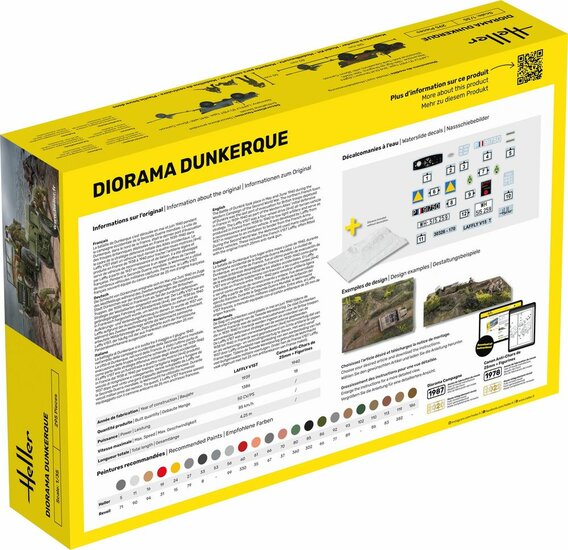 Heller 35326 STARTER KIT DIORAMA DUNKERQUE Bouwpakket Schaal 1:35