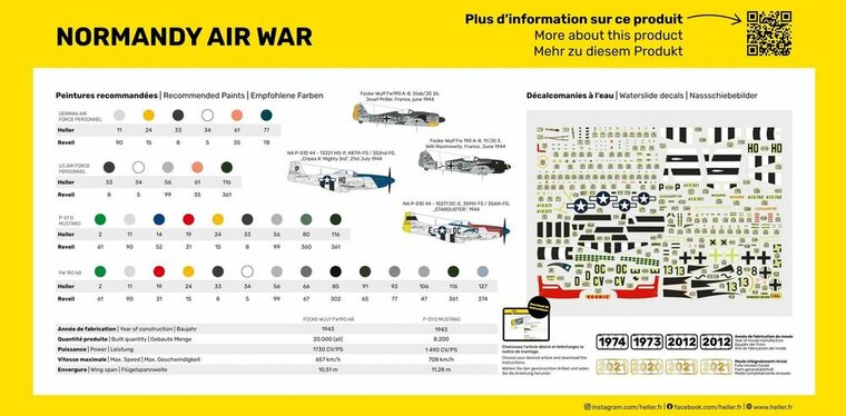 Heller 50329 Normandy Airwar Bouwpakket Schaal 1:72