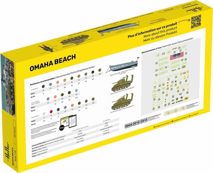 Heller 50332 Omaha Beach Bouwpakket Schaal 1:72