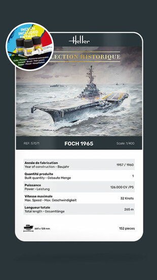 Heller 57071 STARTER KIT Foch Bouwpakket Schaal 1:400