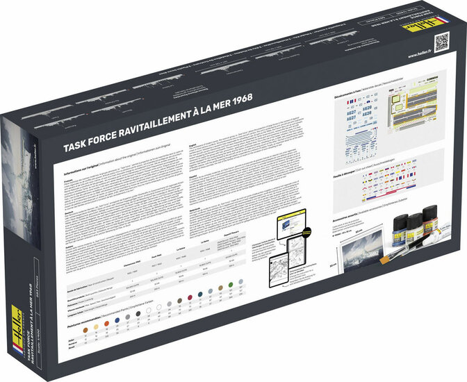 Heller 57092 STARTER KIT TASK FORCE &quot;RAVITAILLEMENT A LA MER Bouwpakket Schaal 1:400