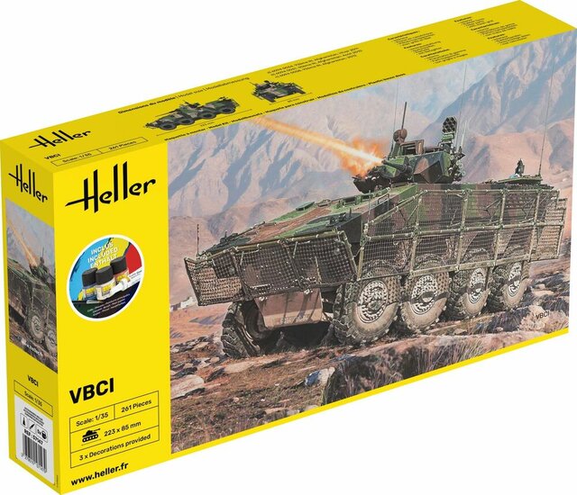 Heller 57147 STARTER KIT VBCI Bouwpakket Schaal 1:35