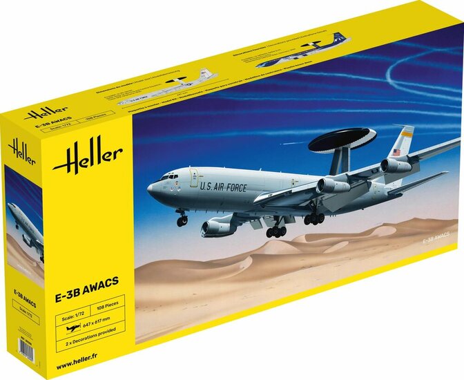 Heller 80308 E-3B Awacs Bouwpakket Schaal 1:72