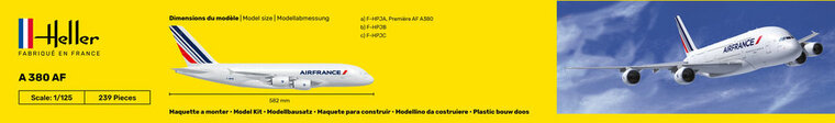 Heller 80436 A 380 AF Bouwpakket Schaal 1:125