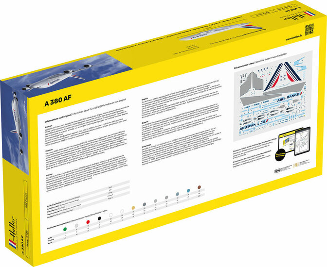Heller 80436 A 380 AF Bouwpakket Schaal 1:125