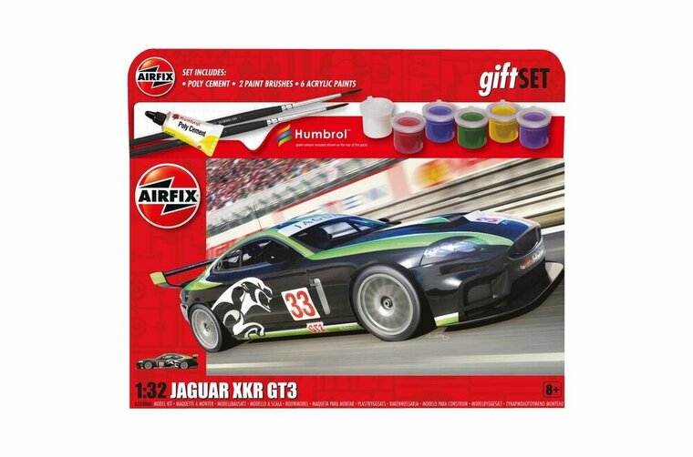 Airfix A55306A Hanging Gift Set Jaguar XKR GT3 Ma&szlig;stab 1:32