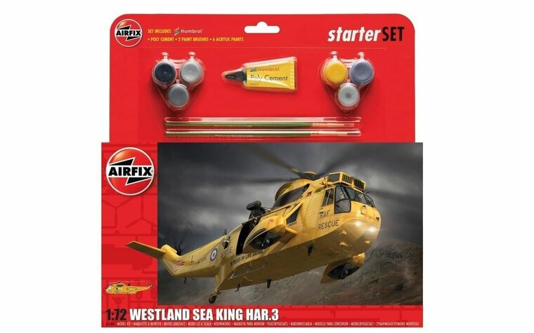 Airfix A55307B Hanging Gift Set Westland Sea King HAR.3 Modellbausatz Ma&szlig;stab 1:72