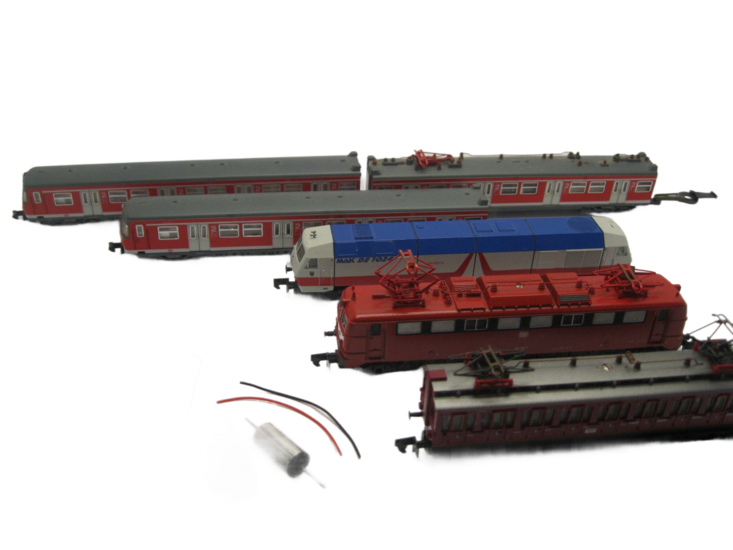 micromotor NA011 motor ombouwset voor Arnold BR 240 DE 1024, DR DRG BR 96, K.Bay.Sts.B. Gt 2 x 4/4, DB BR 150*, DB DRG BR 116 E16, DB DRG ET 88, DB BR 420, US loco S2