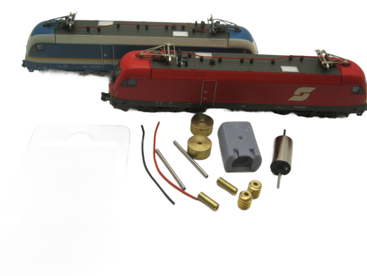 micromotor NM016C N ombouwset voor Minitrix DB AG BR 127, DB AG BR 152, u.a.