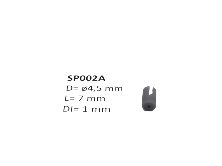 micromotor SP002A &oslash; 4,5 x 7 - &oslash; 1 mm cardankoppelingshouder