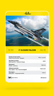 Heller 30411 F-16 Dark Falcon Bouwpakket Schaal 1:48