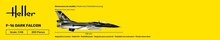 Heller 30411 F-16 Dark Falcon Bouwpakket Schaal 1:48