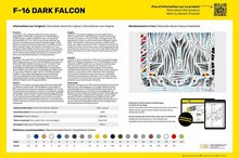 Heller 30411 F-16 Dark Falcon Bouwpakket Schaal 1:48