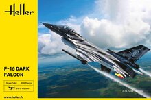 Heller 30411 F-16 Dark Falcon Bouwpakket Schaal 1:48