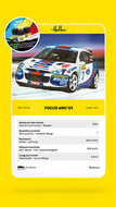 Heller 56196 STARTER KIT Focus WRC&#039;01 Bouwpakket Schaal 1:43