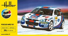 Heller 56196 STARTER KIT Focus WRC&#039;01 Bouwpakket Schaal 1:43