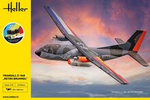 Heller 56358 STARTER KIT TRANSALL C-160 RETRO BRUMMEL Bouwpakket Schaal 1:72