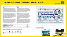 Heller 56382 STARTER KIT C-121A constellation &quot;MATS&quot; Bouwpakket Schaal 1:72