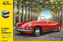 Heller 56796 STARTER KIT Citroen DS 19 Cabriolet Bouwpakket Schaal 1:16