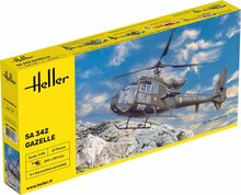 Heller 80486 SA 342 Gazelle Bouwpakket Schaal 1:48