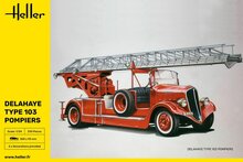 Heller 80780 Delahaye Type 103 Pompiers Bouwpakket Schaal 1:24