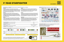 Heller 35520 STARTER KIT F-104G Starfighter Bouwpakket Schaal 1:48 vliegtuig