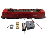 micromotor NF043C N motor ombouwset voor Fleischmann DB BR 182, &Ouml;BB 1016/1116/1216, u.a.