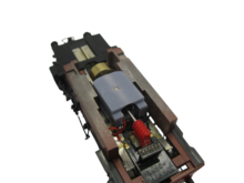 micromotor HR006F Glockenankermotor ombouwset voor Roco FS BR 875, FS BR 880, ET 91 / BR 491 / Gl&auml;serner Zug