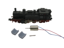 micromotor NA022 motor ombouwset voor Arnold BR 74, K.P.E.V. T12, &Ouml;BB Reihe 674, SNCF 130 TC, SNCB Reeks 96