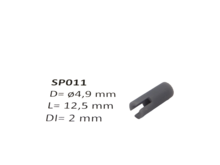 micromotor SP011 &oslash; 4.9 x 12.5 - &oslash; 2 mm cardankoppelingshouder