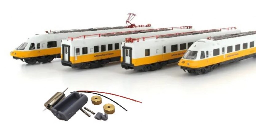 Micromotor NU001C Glockenankermotor Umbausatz für Modellbahn Union ET 403