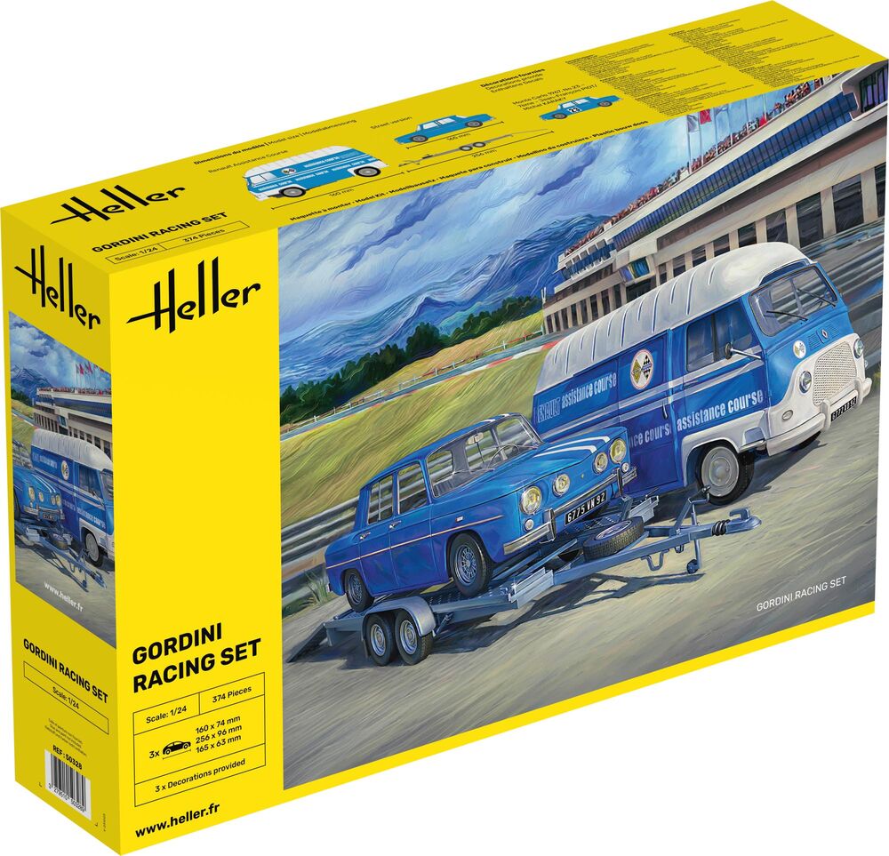 Heller 50328 Gordini Racing Set Bouwpakket Schaal 1:24