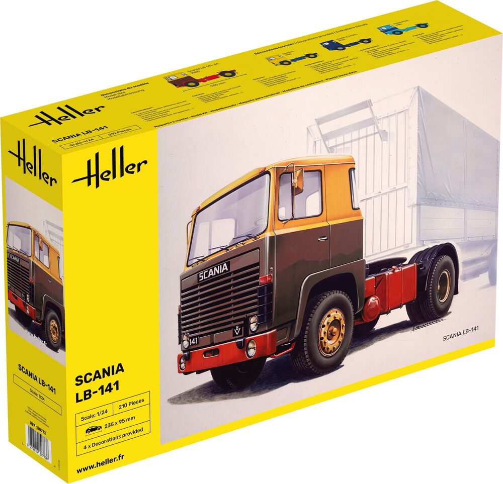 Heller 80773 Truck LB-141 Bouwpakket Schaal 1:24