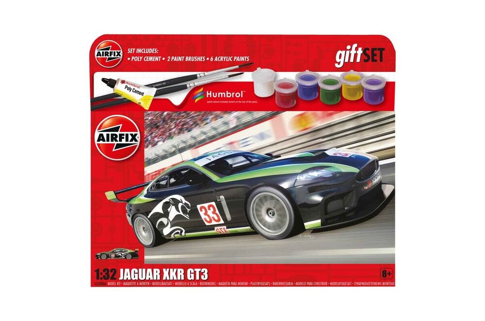 Airfix A55306A Hanging Gift Set Jaguar XKR GT3 Maßstab 1:32