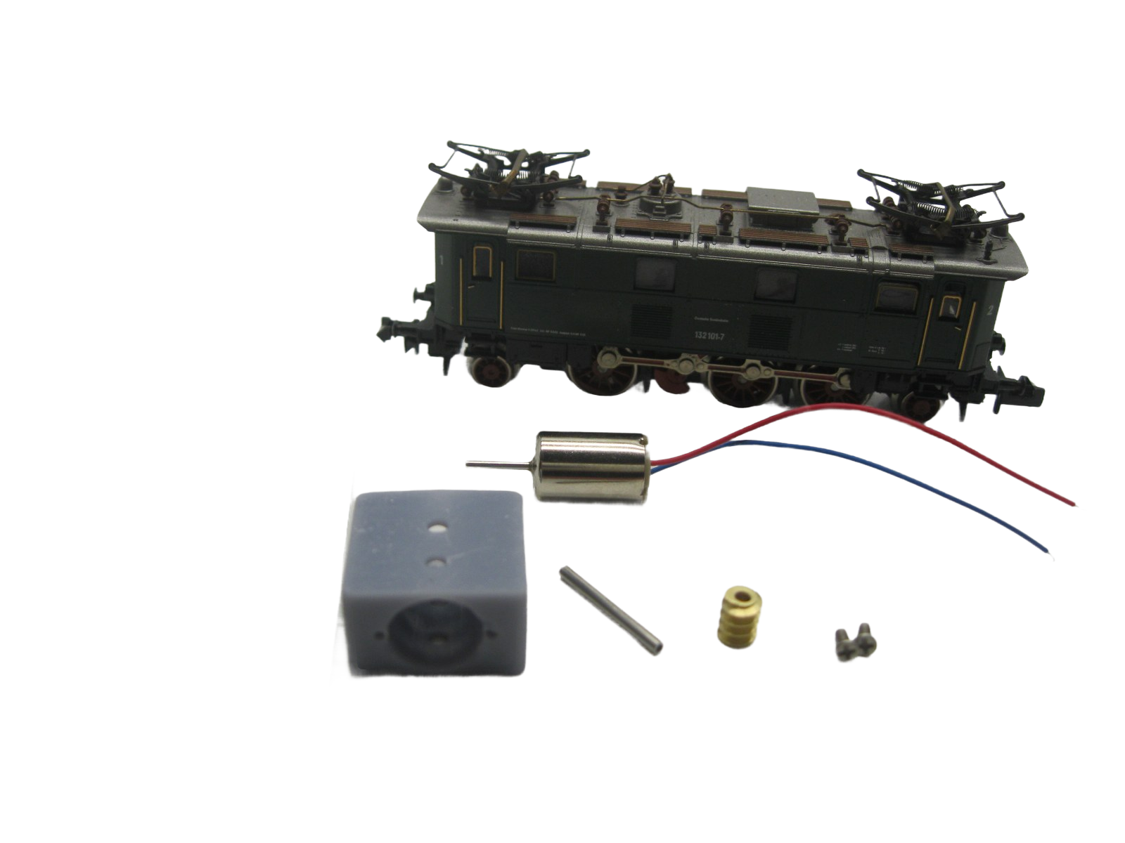 micromotor nf016G N ombouwset voor Fleischmann BR 132, SJ Du 2