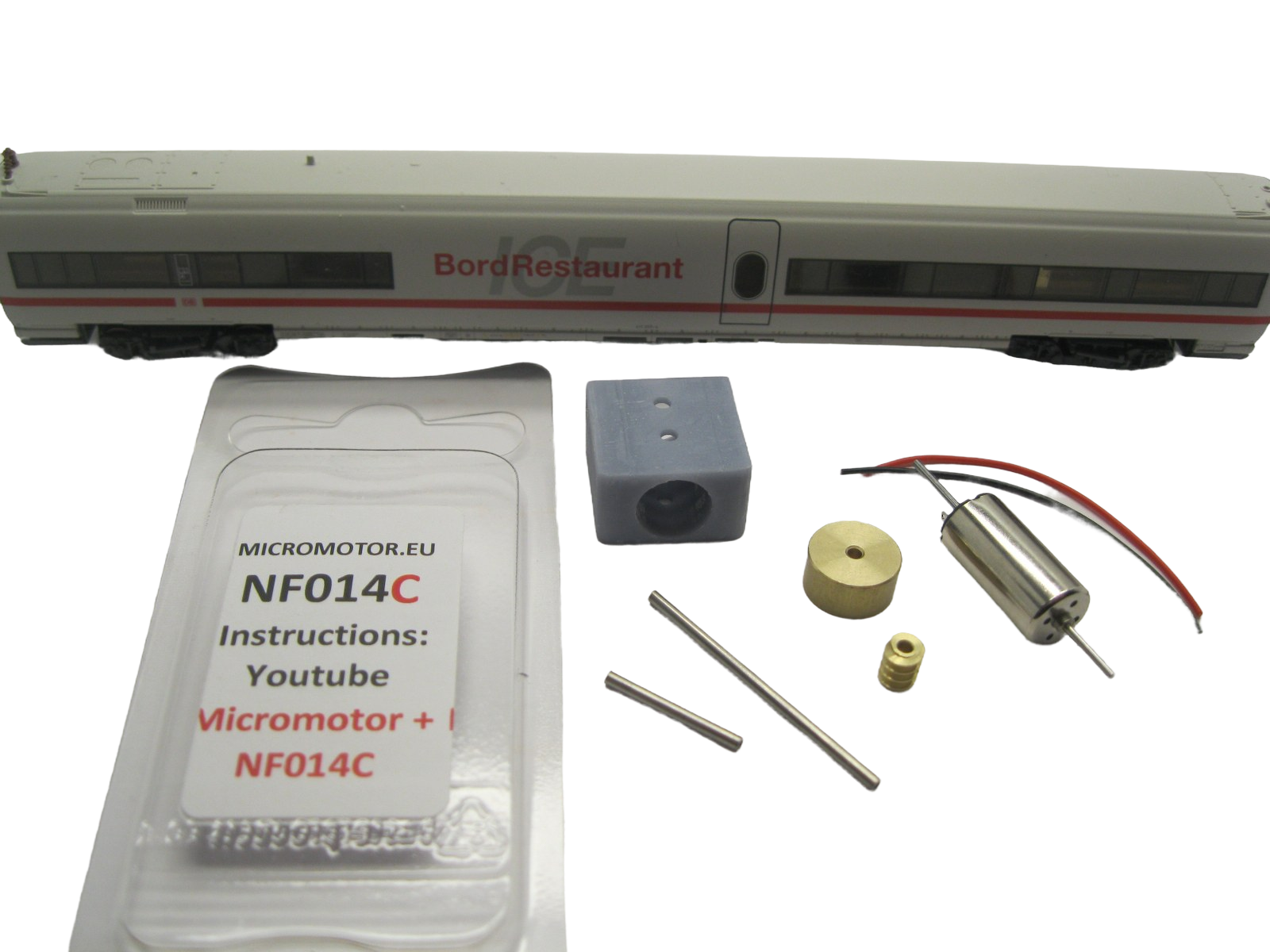 micromotor nf014C N ombouwset voor Fleischmann ICE-T