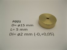 micromotor vliegwiel F021 ø15 mm x 5 mm x ø2 mm