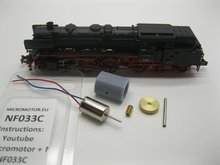 micromotor nf033C N ombouwkit voor Fleischmann 7052-7054