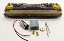 micromotor NF050C N motor ombouwset voor Fleischmann DB BR 147, DB BR 147.5, DB LTE Railpool BR 187, Swiss Rail Traffic Re 487