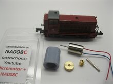 micromotor NA009C motor ombouwset voor Arnold 0116, 0122, 2244, 2267-2274