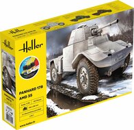 1:35 Heller 35325 Panhard 178 AMD 35 - Starter Kit Plastic Modelbouwpakket