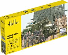 1:72 Heller 50327 Sainte-Mere-Eglise - Diorama Set Plastic kit